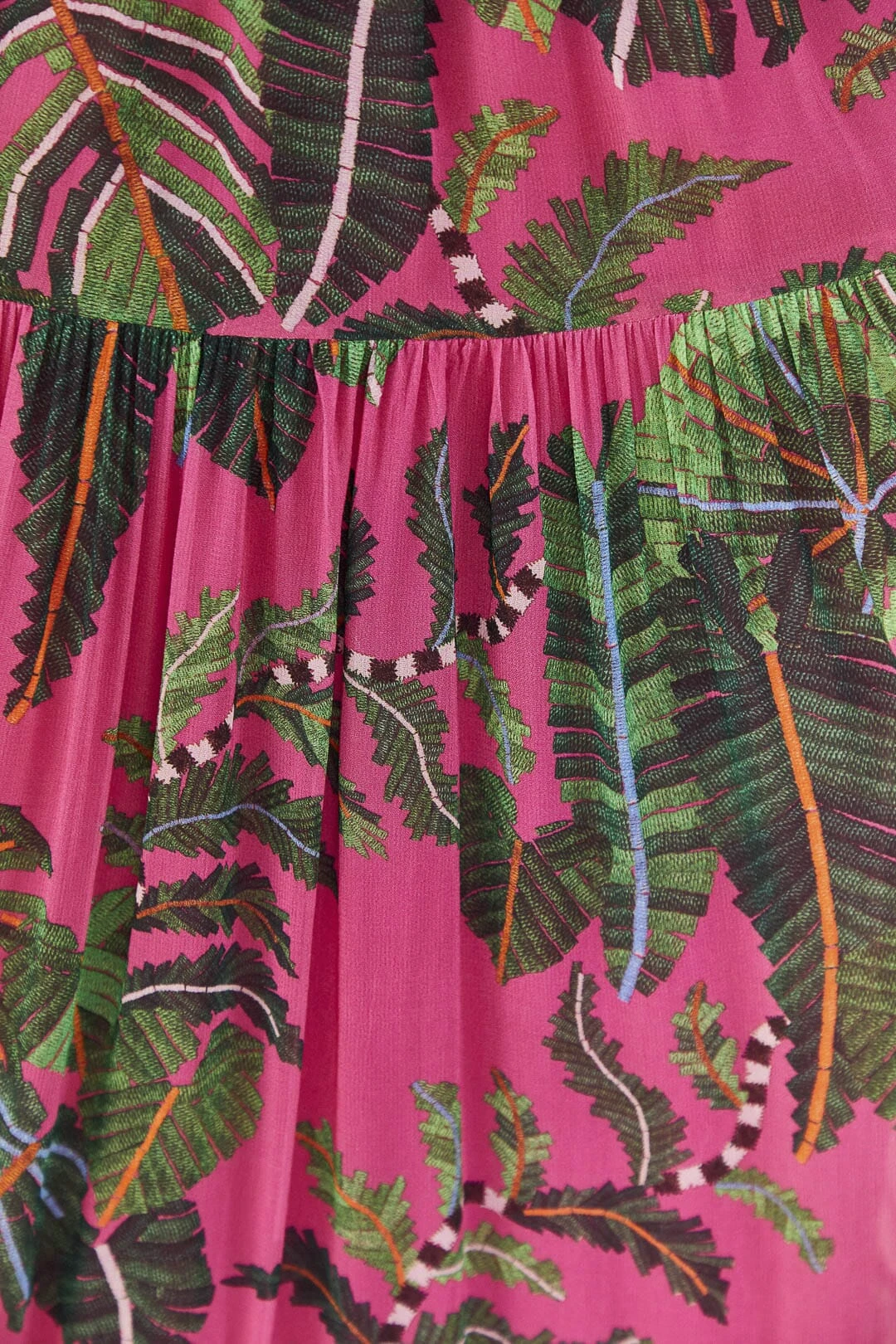 Pink Leaves Cut Out Maxi Dress 6 Pink Leaves Cut Out Maxi Dress - Image 6
