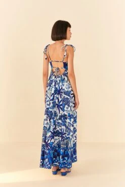 Farm Rio Sweet Rio Tie Strap Maxi Dress -Farm Rio 306061 04