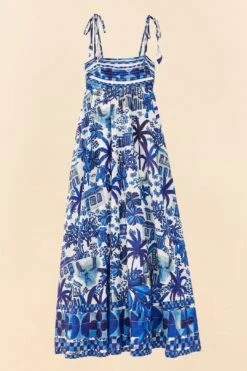 Farm Rio Sweet Rio Tie Strap Maxi Dress -Farm Rio 306061 06