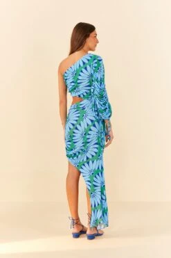 Farm Rio Green Copacabana Asymmetrical Midi Dress 7 Farm Rio Green Copacabana Asymmetrical Midi Dress -Farm Rio 306071 03
