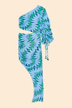 Farm Rio Green Copacabana Asymmetrical Midi Dress 9 Farm Rio Green Copacabana Asymmetrical Midi Dress -Farm Rio 306071 06