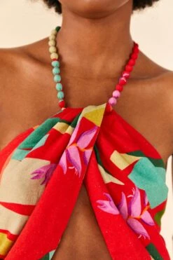 Farm Rio Red Heliconia Crop Top 6 Farm Rio Red Heliconia Crop Top -Farm Rio 306084 04