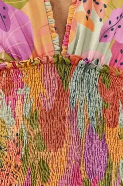 Farm Rio Sweet Forest Long Sleeve Mini Dress -Farm Rio 306085 04