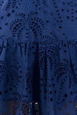 Deep Blue Palm Tree Richelieu Midi Dress 9 Deep Blue Palm Tree Richelieu Midi Dress -Farm Rio 306122 05