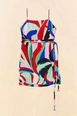 Farm Rio Colorful Monstera Mini Dress 11 Farm Rio Colorful Monstera Mini Dress -Farm Rio 306137 06