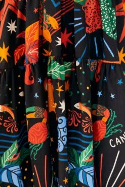 Farm Rio Zodiac Organic Cotton Mini Dress -Farm Rio 306150 05