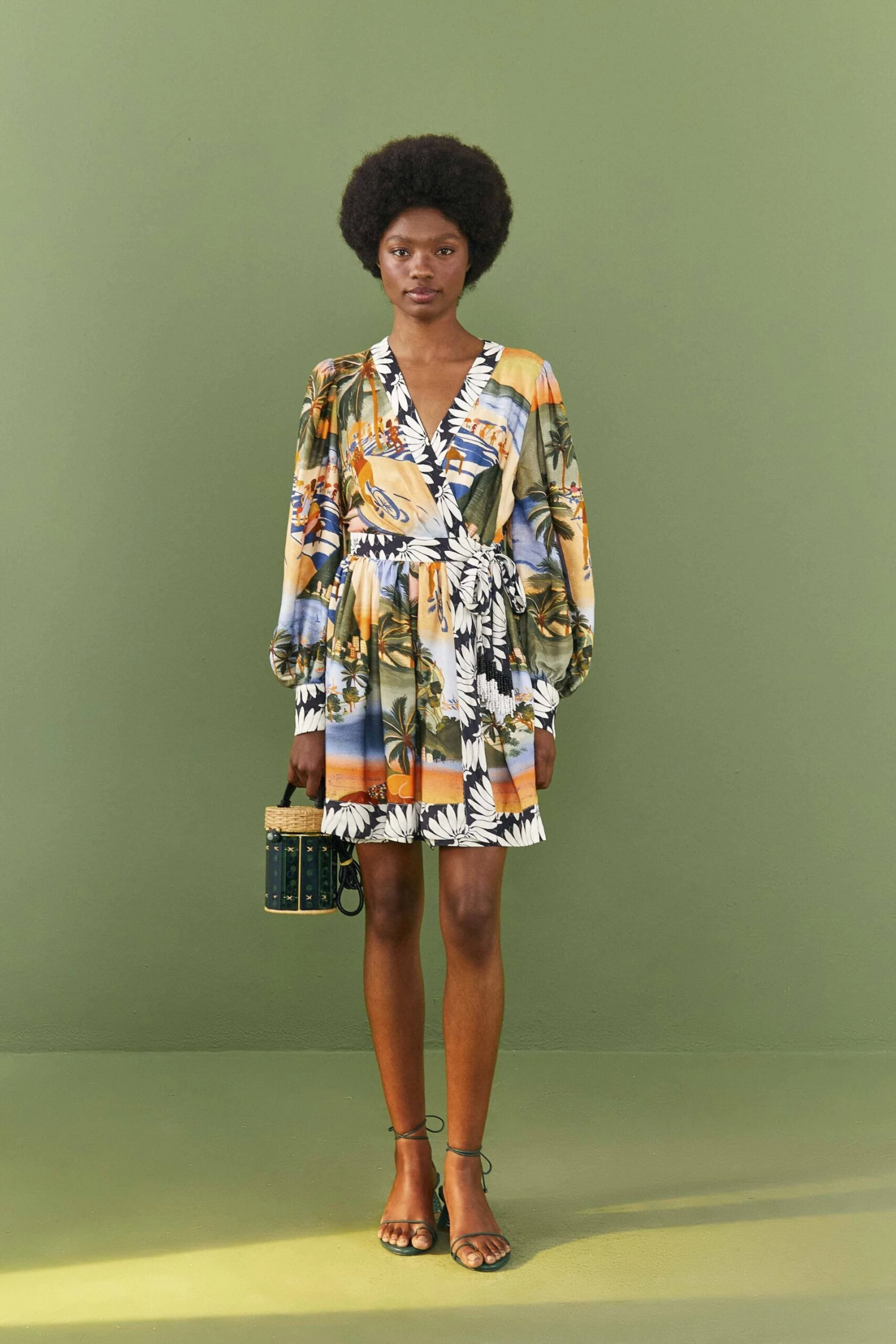 Farm Rio CariocaLenzing™ Ecovero™ Viscose Mini Dress 2 Farm Rio CariocaLenzing™ Ecovero™ Viscose Mini Dress - Image 2