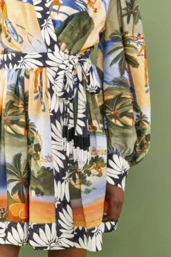 Farm Rio CariocaLenzing™ Ecovero™ Viscose Mini Dress 8 Farm Rio CariocaLenzing™ Ecovero™ Viscose Mini Dress -Farm Rio 306164 03