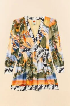 Farm Rio CariocaLenzing™ Ecovero™ Viscose Mini Dress 11 Farm Rio CariocaLenzing™ Ecovero™ Viscose Mini Dress -Farm Rio 306164 07