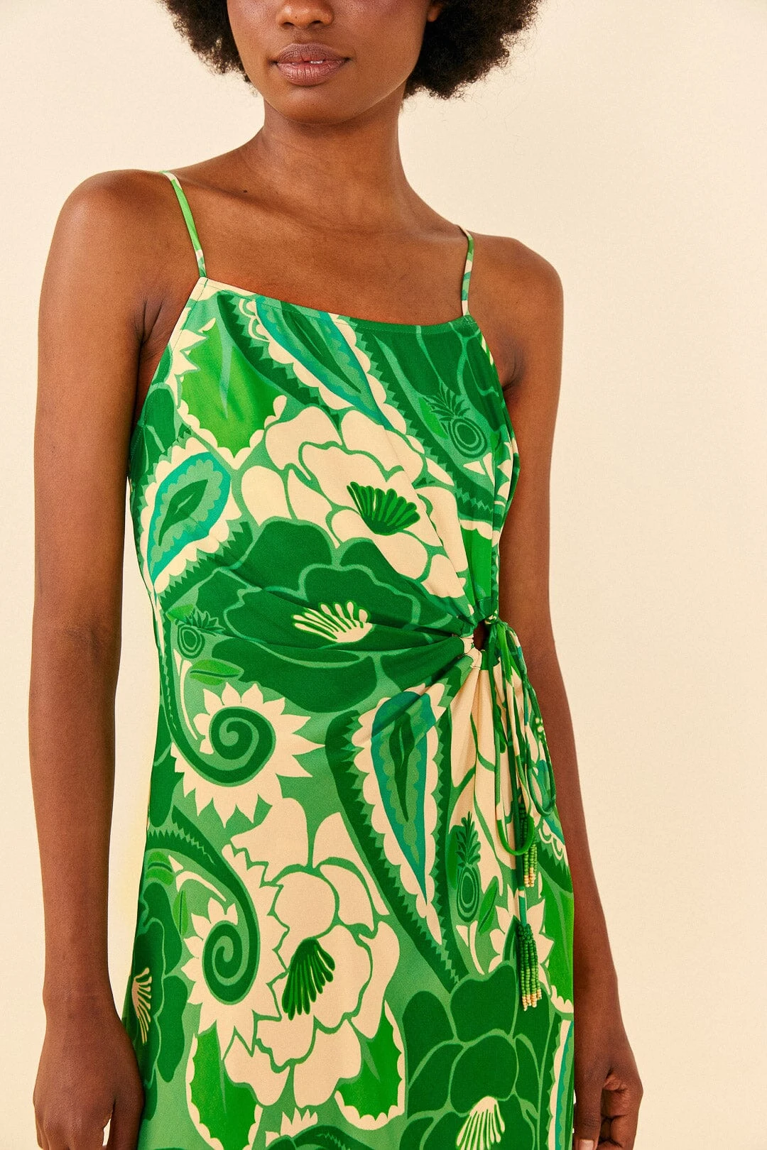 Farm Rio Tropical Groove Circle Cut Out Midi Dress 2 Farm Rio Tropical Groove Circle Cut Out Midi Dress - Image 2