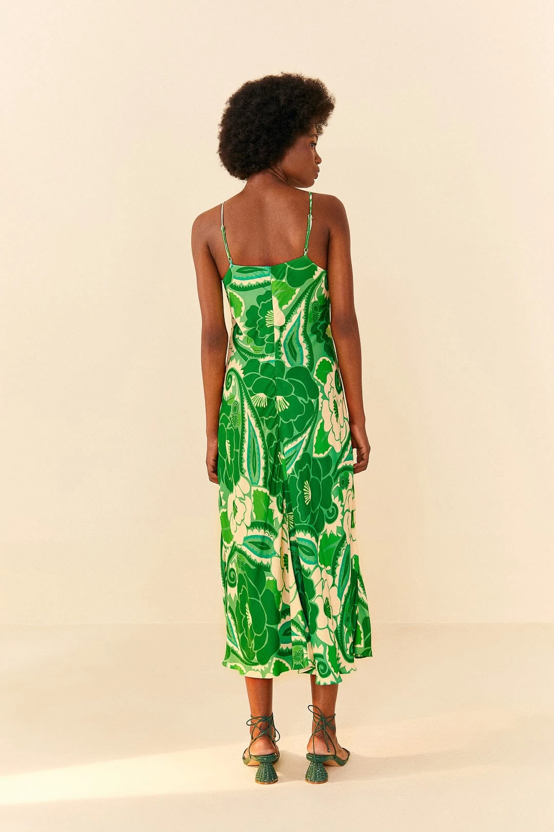 Farm Rio Tropical Groove Circle Cut Out Midi Dress 3 Farm Rio Tropical Groove Circle Cut Out Midi Dress - Image 3