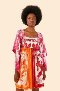Farm Rio Tropical Dream Mini Dress