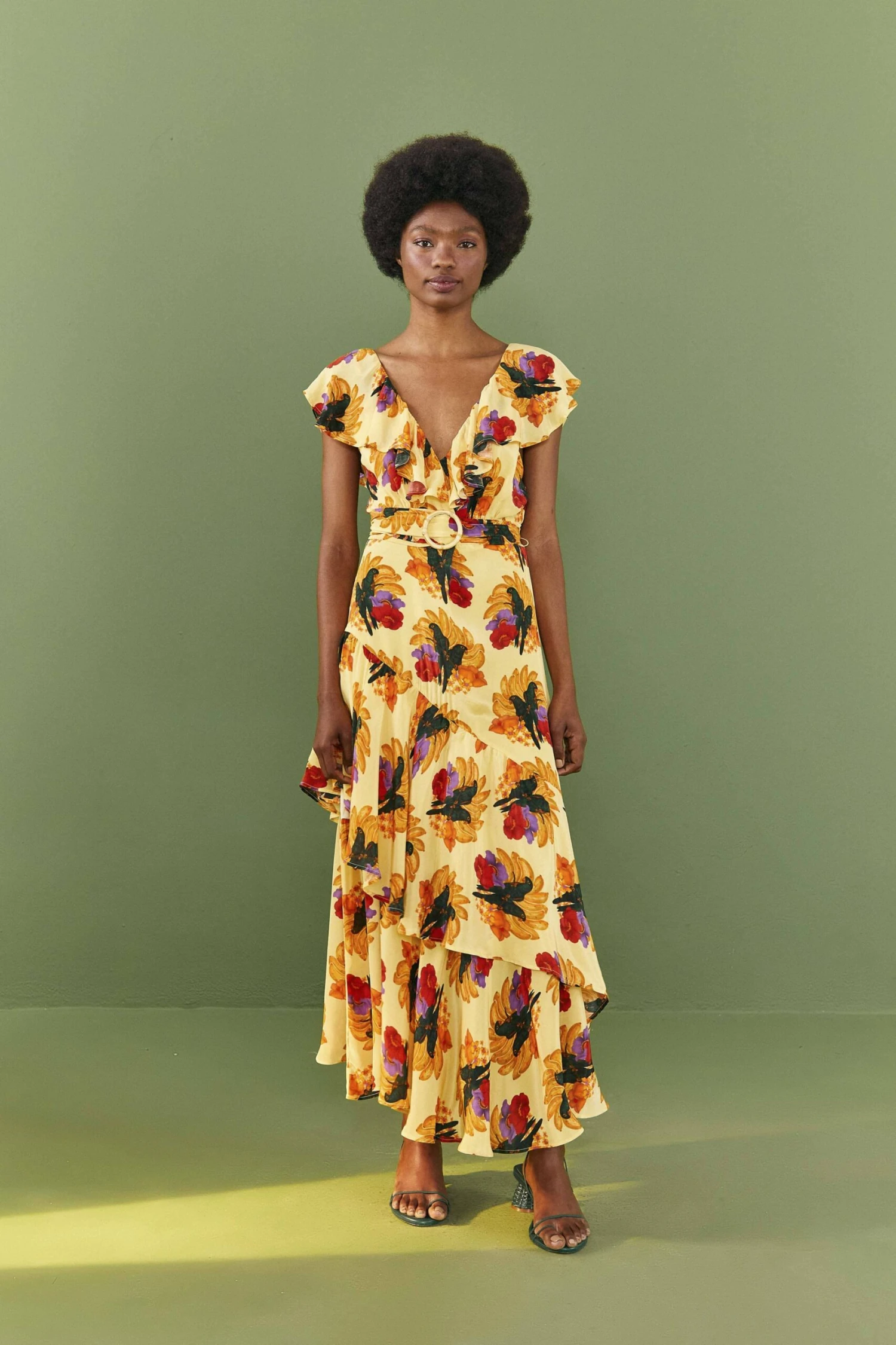 Farm Rio Banana Nest Midi Dress 2 Farm Rio Banana Nest Midi Dress - Image 2