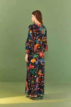 Farm Rio Zodiac Maxi Dress 9 Farm Rio Zodiac Maxi Dress -Farm Rio 306214 04