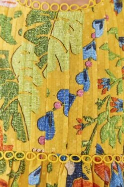 Farm Rio Yellow Summer Garden Blouse 10 Farm Rio Yellow Summer Garden Blouse -Farm Rio 306228 05