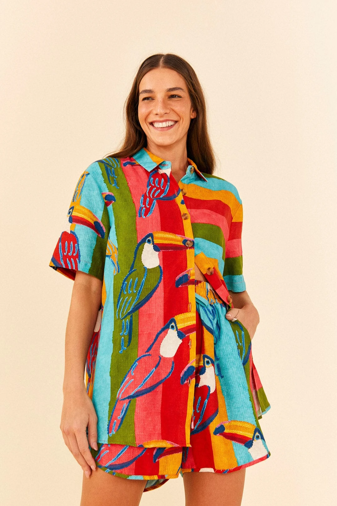 Farm Rio Wonderful Toucans Unisex Shirt 1 Farm Rio Wonderful Toucans Unisex Shirt