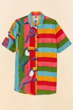 Farm Rio Wonderful Toucans Unisex Shirt 19 Farm Rio Wonderful Toucans Unisex Shirt -Farm Rio 306242 010