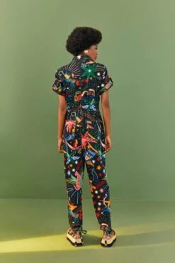 Farm Rio Zodiac Canvas Jumpsuit -Farm Rio 306258 03