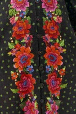 Farm Rio Black Blooming Garden Dress -Farm Rio 306333 05