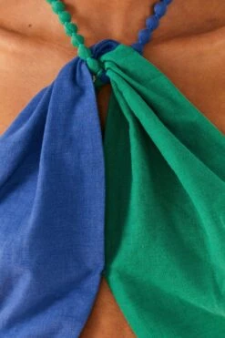 Farm Rio Blue And Green Crop Top 6 Farm Rio Blue And Green Crop Top -Farm Rio 306345 03