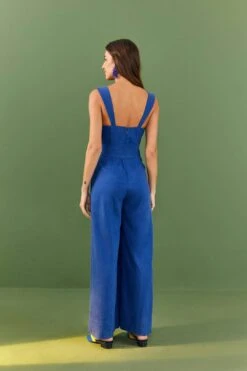Farm Rio Dark Blue Belted Jumpsuit -Farm Rio 306367 04