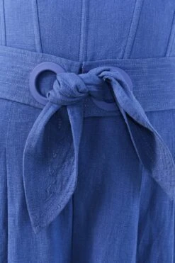 Farm Rio Dark Blue Belted Jumpsuit -Farm Rio 306367 05
