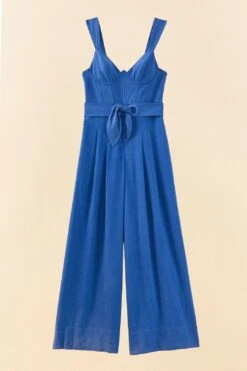 Farm Rio Dark Blue Belted Jumpsuit -Farm Rio 306367 06
