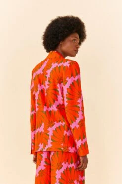 Farm Rio Pink Copacabana Blazer -Farm Rio 306369 04