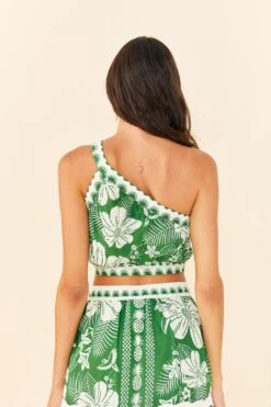 Farm Rio Off-White Macaw Elegance Crop Top -Farm Rio 306377 03 1