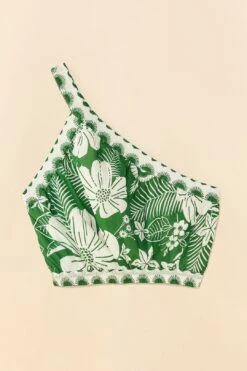 Farm Rio Off-White Macaw Elegance Crop Top -Farm Rio 306377 05