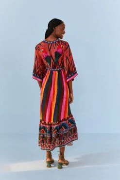 Macaw Show Maxi Dress 7 Macaw Show Maxi Dress -Farm Rio 306389 04