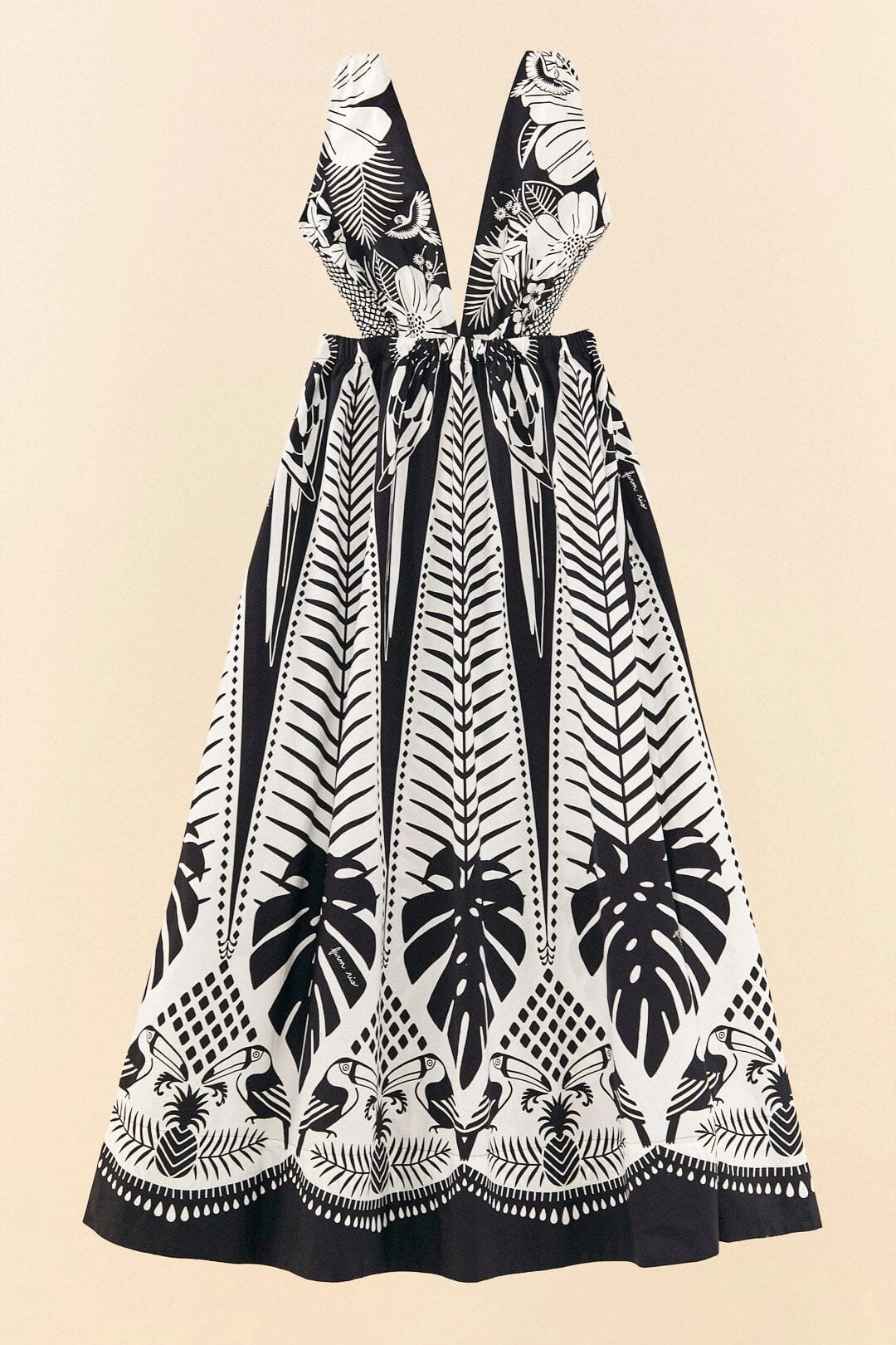 Black Macaw Elegance Maxi Dress 5 Black Macaw Elegance Maxi Dress - Image 5