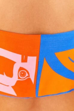 Farm Rio Mixed Rainbow Toucans Crop Top -Farm Rio 306649 05