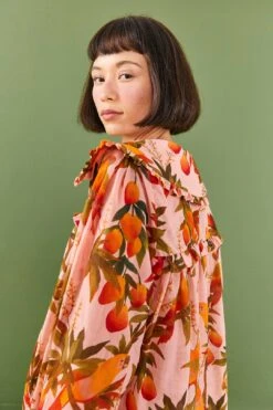Farm Rio Pink Mango Trees Blouse 8 Farm Rio Pink Mango Trees Blouse -Farm Rio 306655 03