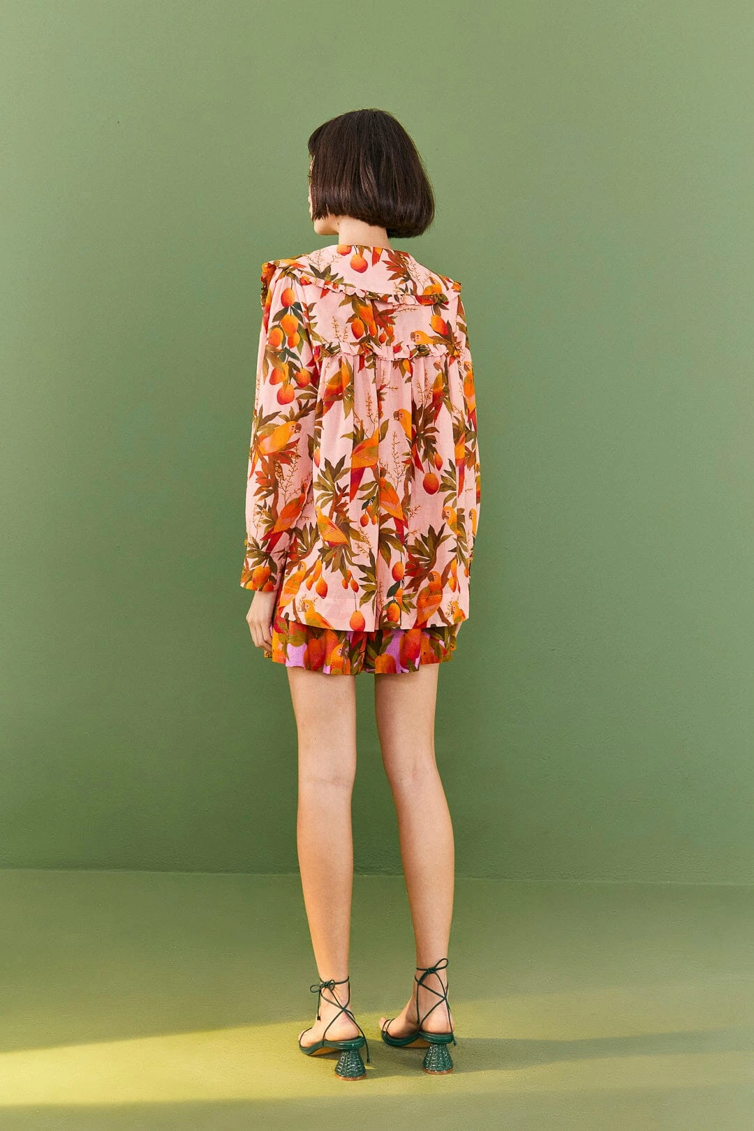 Farm Rio Pink Mango Trees Blouse 4 Farm Rio Pink Mango Trees Blouse - Image 4