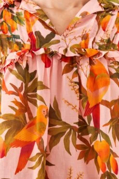 Farm Rio Pink Mango Trees Blouse 10 Farm Rio Pink Mango Trees Blouse -Farm Rio 306655 05