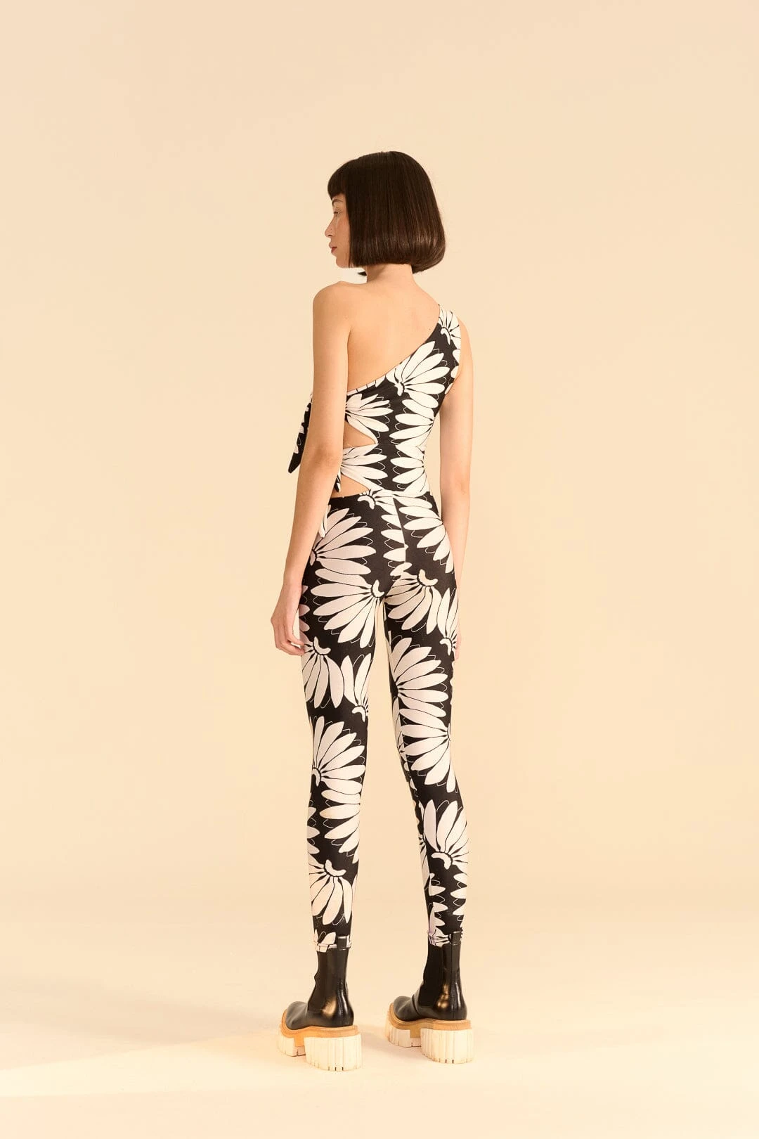 Farm Rio Black Copacabana Lycra Jumpsuit 3 Farm Rio Black Copacabana Lycra Jumpsuit - Image 3