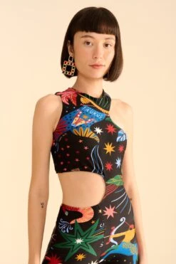 Farm Rio Zodiac Lycra Jumpsuit -Farm Rio 306659 04