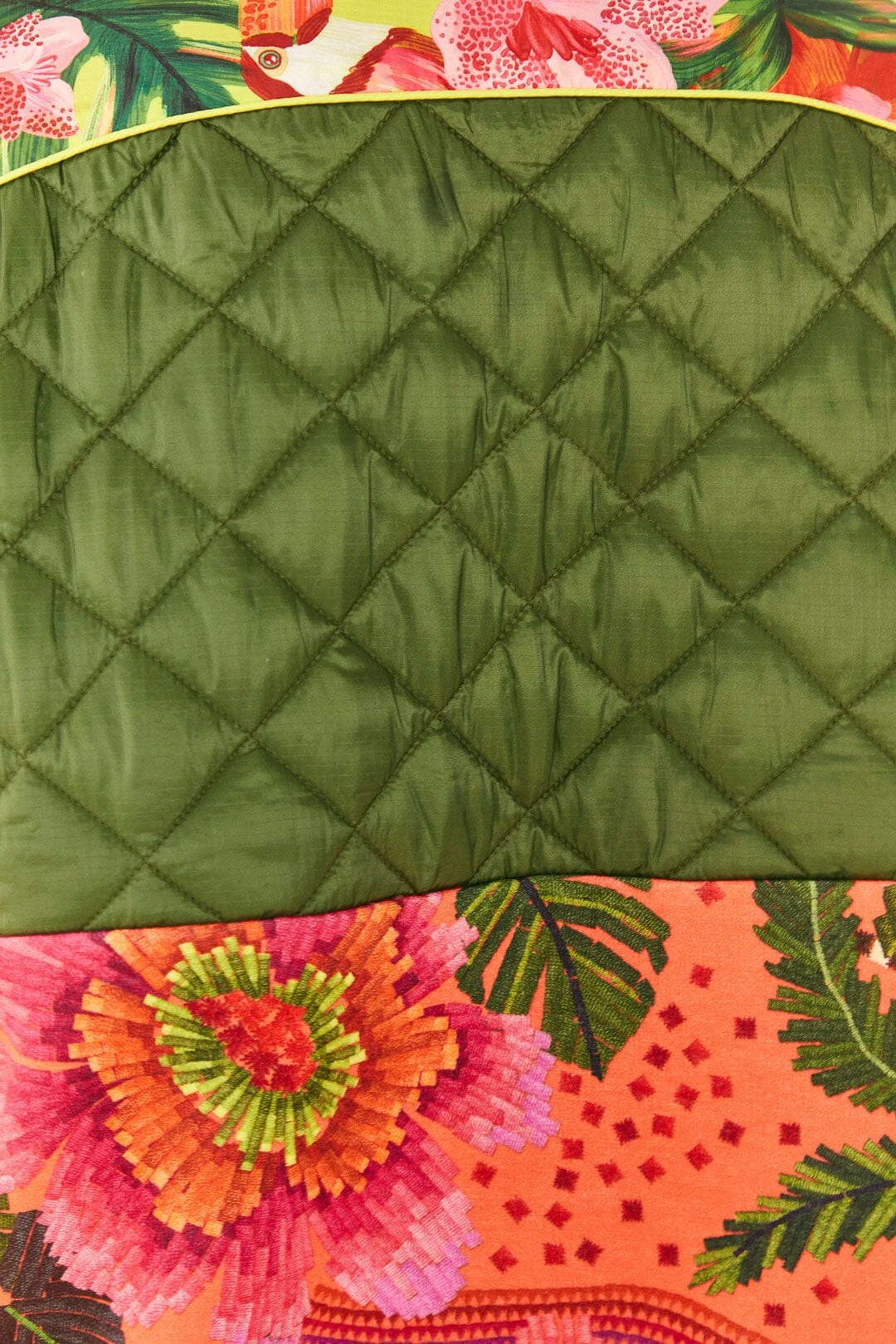 Farm Rio Orange Blooming Garden Sweatshirt 5 Farm Rio Orange Blooming Garden Sweatshirt - Image 5