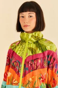 Farm Rio Mixed Prints Windbreaker 7 Farm Rio Mixed Prints Windbreaker -Farm Rio 306685 03