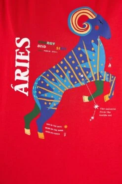 Farm Rio Aries Zodiac Organic Cotton T-Shirt 8 Farm Rio Aries Zodiac Organic Cotton T-Shirt -Farm Rio 306689 04