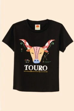 Farm Rio Taurus Zodiac Organic Cotton T-Shirt -Farm Rio 306690 06