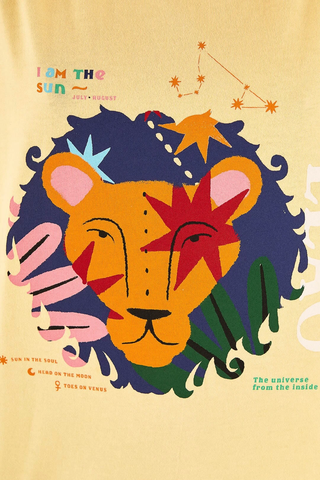 Farm Rio Leo Zodiac Organic Cotton T-Shirt 4 Farm Rio Leo Zodiac Organic Cotton T-Shirt - Image 4