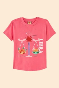 Farm Rio Libra Zodiac Organic Cotton T-Shirt 9 Farm Rio Libra Zodiac Organic Cotton T-Shirt -Farm Rio 306695 06