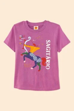 Farm Rio Sagittarius Zodiac Organic Cotton T-Shirt -Farm Rio 306697 06
