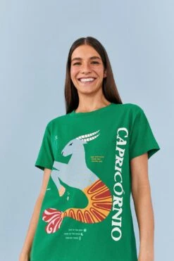 Farm Rio Capricorn Zodiac Organic Cotton T-Shirt