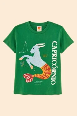 Farm Rio Capricorn Zodiac Organic Cotton T-Shirt -Farm Rio 306698 06