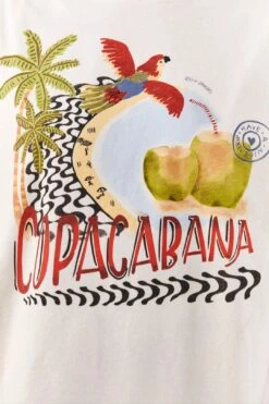 Farm Rio White Copacabana Organic Cotton T-Shirt -Farm Rio 306708 04