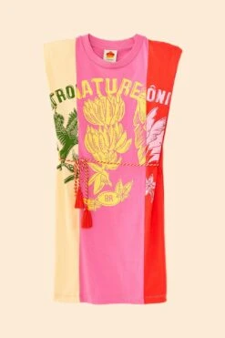 Farm Rio Mixed Prints Organic Cotton Mini Dress -Farm Rio 306714 06