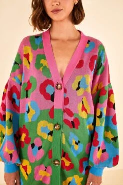 Farm Rio Mixed Fun Leopards Cardigan -Farm Rio 306730 03